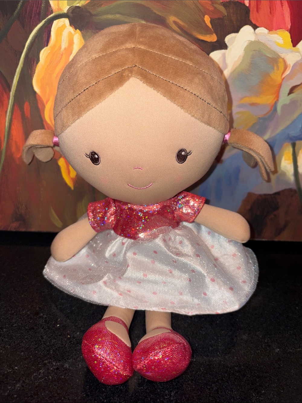 NWOT Baby Starters Plush Snuggle Buddy Soft Annette Doll